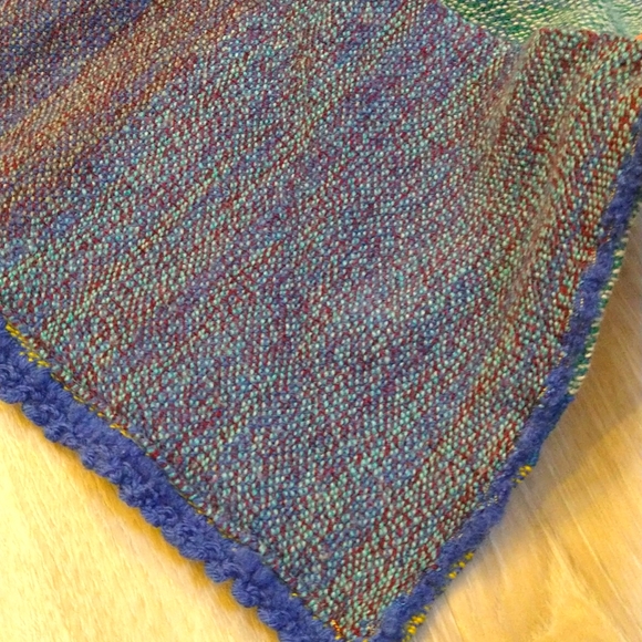 H.P.vWoven Poncho Style Scarf - Picture 6 of 7